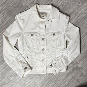 Liverpool Women's White Jean Jacket Size XS